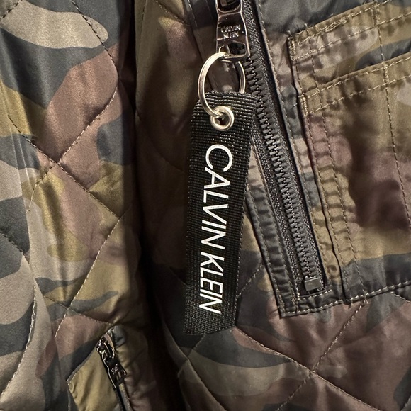 Calvin Klein Camo Bomber Jacket - Picture 1 of 4